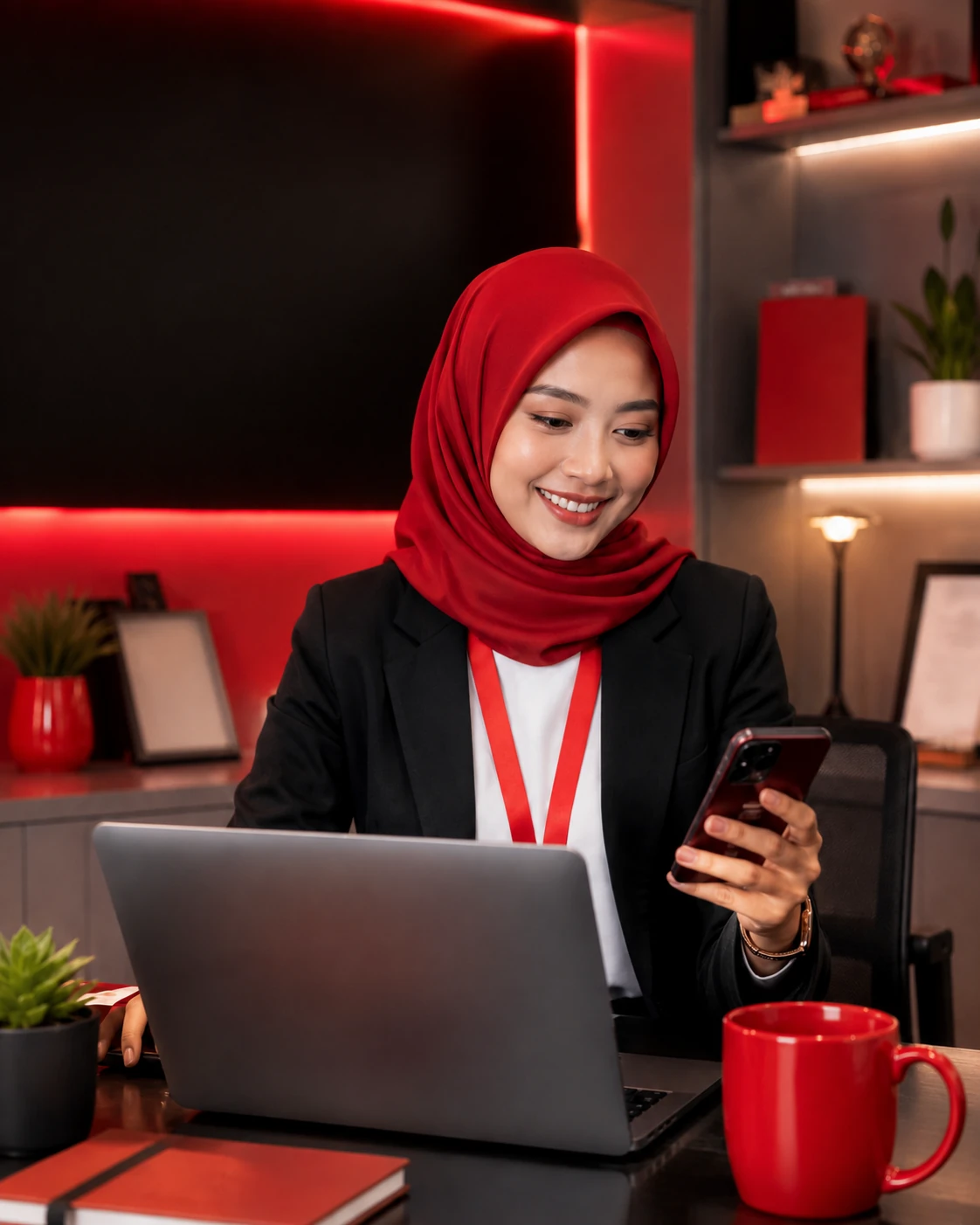Pengguna melengkapkan pendaftaran Rakan Niaga melalui telefon