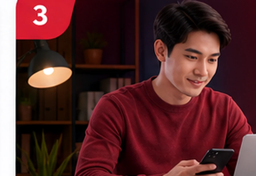 Pengguna bekerja dengan laptop dan telefon untuk pelan Epik+35